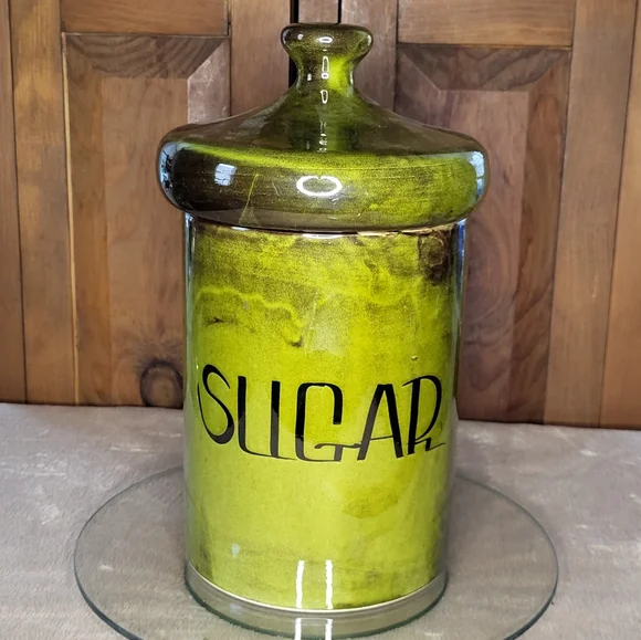 Mid Century Sugar Canister